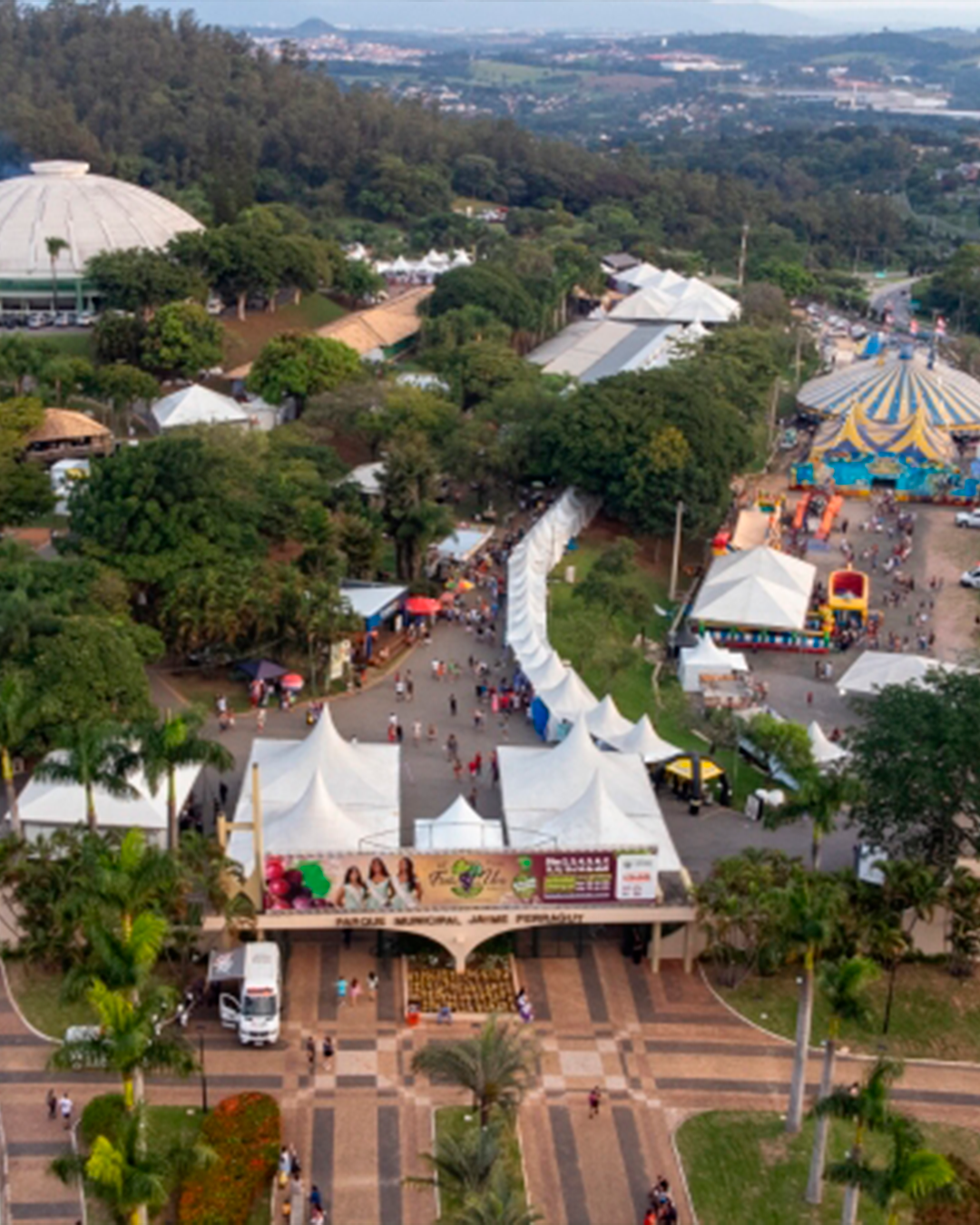 Segurança da Festa da Uva contará com câmeras de reconhecimento facial integradas à Muralha Paulista